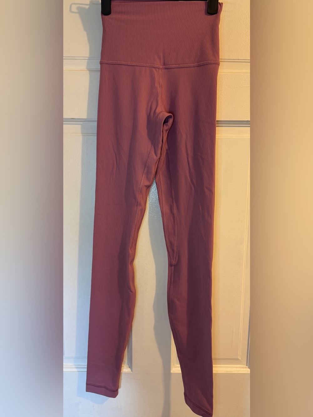Lululemon Align Ribbed High-Rise Pant 28" Velvet Dust size 0